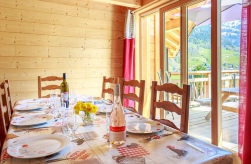 Beaufort Ski Chalet | Chalet 'Les Tarines 2' with Mountain View, Private Terrace and Wi-Fi