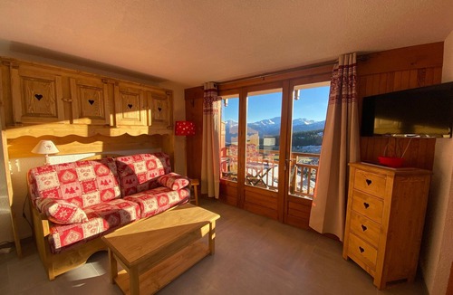 Les Saisies Apartment | Charming 2-room apartment, 4 pers, sunny view in Les Saisies