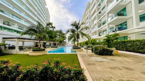 La Boquilla Apartment | Comodos Aptos en Morros3 con salida directa a la playa, piscina & parking