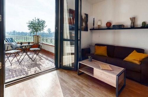 Settecani Apartment | Cozy one-bedroom apartment between town and hills.