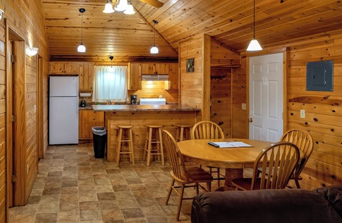 Buffalo City Cabin | Cozy River Cabin w/Screened Porch & Fire Pit