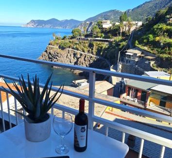 Manarola Apartment | Dreamers Sea View - White and Green