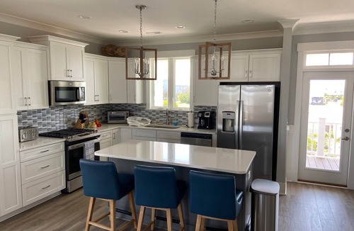 Oak Island House | DreamWaver - Beautiful new home w/pool steps from the beach!