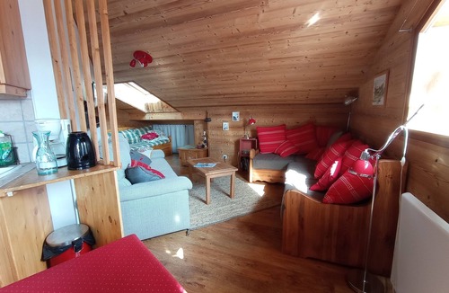 Hauteluce Apartment | Duplex 50m2 pied des pistes 6 pers les saisies hauteluce/contamines montjoie