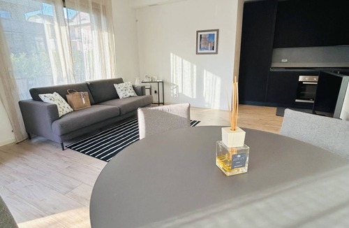 Alba Apartment | Elegant newly built apartment, located on the ground floor. Internally it consists of entrance on living room and kitchenette, double bedroom, twin bedroom, two bathrooms with shower. To complete the property large private garden and double outdoor parki