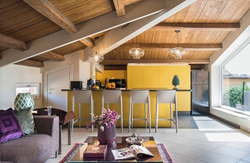 Rione V Ponte Apartment | Exclusive Roman Attic: Between Vatican, Trastevere & Piazza Navona