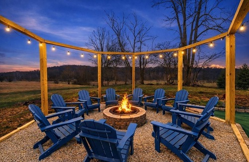 Logan House | Family Retreat: Pool, Hot Tub, Sauna, Pickleball, Camp, RV Parking & Outdoor Fun