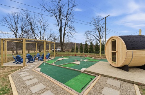 Logan House | Family Retreat: Pool, Hot Tub, Sauna, Pickleball, Camp, RV Parking & Outdoor Fun