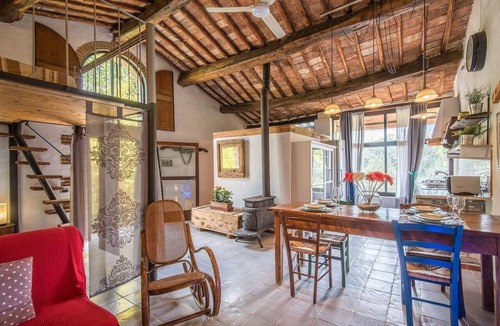 Radicondoli House | Flat La Capanna with garden and pool