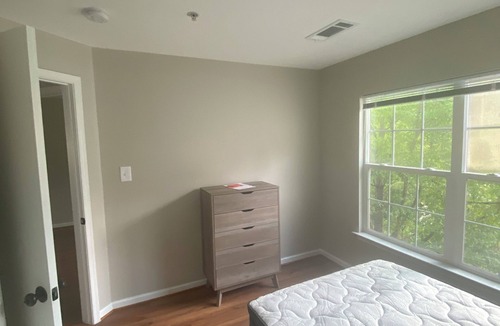 Wheaton Condo | Fully furnished room in sun-drenched condo. 7 minute walk to Wheaton metro.
