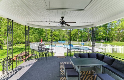 Mountainhome House | Game Room & Hot Tub! Cresco Family Home