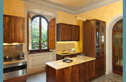 Borgo alla Collina Villa | great view! private jacuzzi pool, Villa with frescoes near Florence