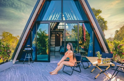 Udon Thani Cabin | Heavenly A Frames with own Terrace and Garden