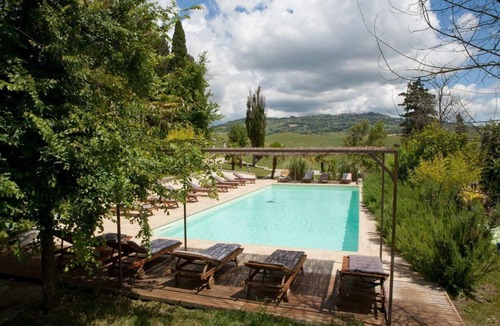 Saline di Volterra Apartment | holiday apartment "Villa Aria" with communal pool