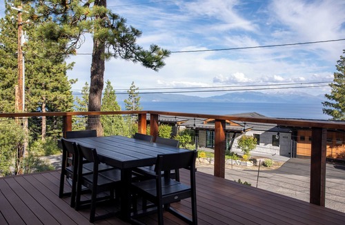 Talmont Cabin | Lake View · Modern A-Frame · A/C · EV · Pets