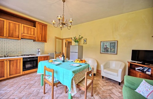 San Gimignano Apartment | Lovely apartment for 4 people with A/C, pool, WIFI, TV and panoramic view