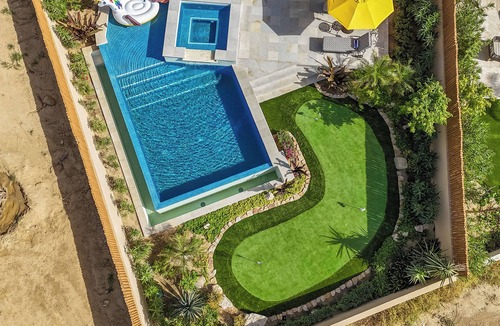Cabo San Lucas Villa | Luxurious 4 BR Private Pool & Putting Green + Golf Cart at Diamante