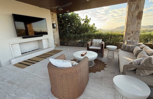 San Jose del Cabo House | Luxury 4-bedroom spacious home with pool, fitness, ocean views and privacy.
