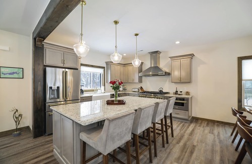 Pocono Pines House | Luxury Chalet, Barrel Sauna, Hot Tub & Game Room | Sleeps 8