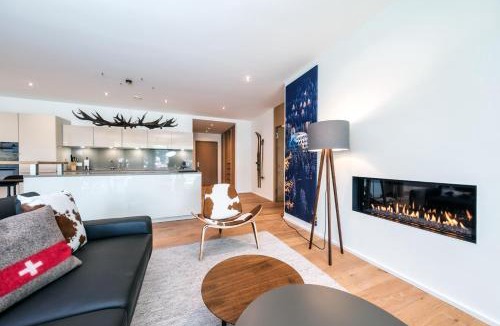 Davos-Dorf Apartment | Luxury Davos Apartment for 4 - Panorama Terrace & 5 Star Hotel Spa