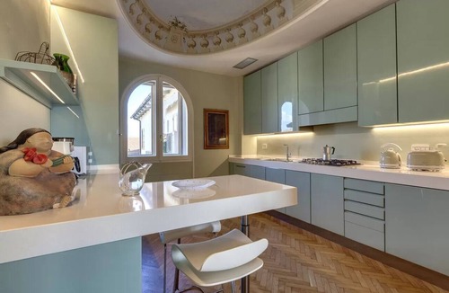 Santa Maria Novella Apartment | Luxury Riverside Apartment with Arno Views, Balconies & Private Garage