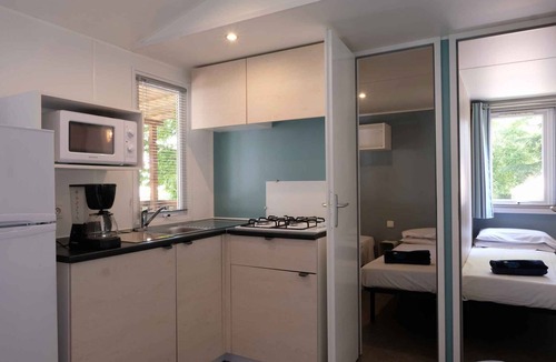 Marina di Bibbona House | Mobilehome with air conditioning, terrace and pool