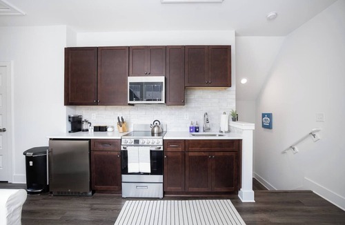 Villa Heights House | Modern Farmhouse Loft in NoDa | Views/Parking