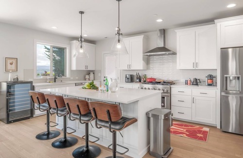 Bryn Mawr-Skyway House | Modern Hilltop Home Lake Views ~ Decks & Patio!