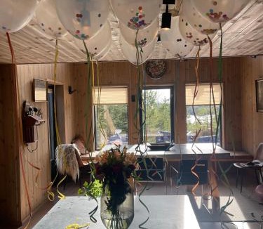 Romskog House | Moderne hytte ved sjøen med badstue