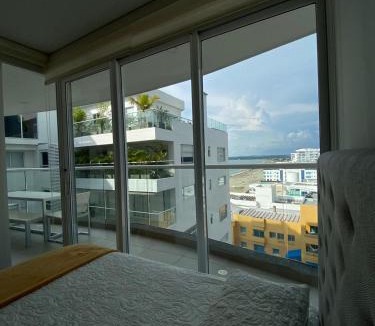 La Boquilla Apartment | Morros Cartagena frente a playa Hotel las Américas Edificio Spiaggia Apto Duplex