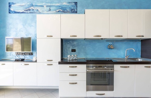 Santo Stefano al Mare Apartment | Nice apartment for 4 people with pool, A/C, WIFI and balcony