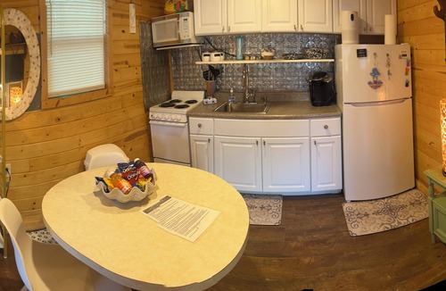 Supply House | Pet Friendly Separate Fee, enjoy fenced in yard, outdoor shower, fire pit
