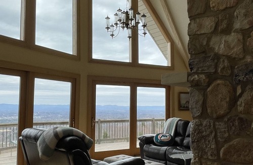 Moravian Falls House | Picturesque Brushy Mountain Retreat... A-Frame in the sky.