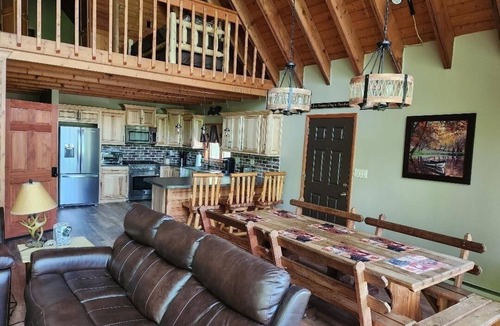 Cresco House | Pocono Private lake setting with, Hot Tub, boat dock, fishing, Swimming, Canoe