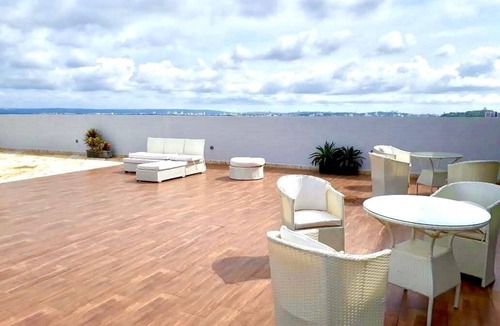 Crespo Condo | PONY PALACE Best Rooftop Pool in Cartagena! Beachfront, 3BR luxury condo balcony