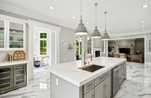 Noyack House | Pristine estate sited on 4 acres of land, 1,700 SF pool pavilion with.