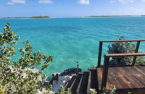 Great Exuma House | Private oceanfront home, 10 min drive to sandy beach Beautiful SerenityBlu
