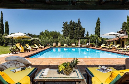 Figline e Incisa Valdarno Villa | Private Villa with WIFI, hot tub, private pool, A/C, sauna, TV, patio, close to Greve In Chianti