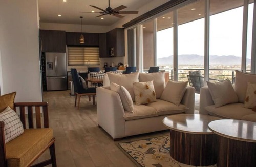 Cerritos House | Quick walk to Cerritos Beach, private Hot tub, pool, gym, ocean & mountain VIEWS