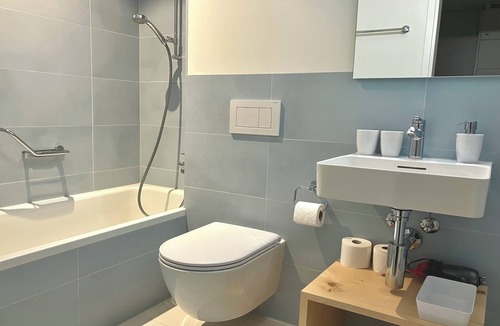 Sils-Maria Apartment | Residenza Lagrev - 1 room flat no. 004 - type 12A - raised ground floor - south