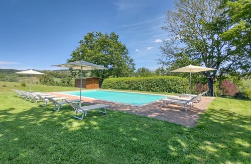 San Macario In Monte Villa | Rustic house w/private pool & garden near Siena up to 12 guests