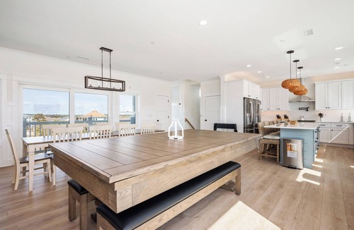 Oak Island House | Seaside Delight: Luxury Oceanfront Home with Pool, Elevator