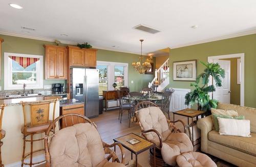 Holden Beach House | Seaside Luxury at "East Palm Beach" Oceanfront Oasis with Elevator and Dual Living Spaces!
