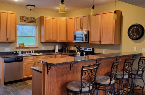 Gravois Mills House | Secluded Lakefront Retreat on 60 Acres Private Dock, Fishing & Wildlife