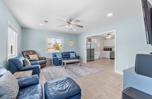 Frisco House | Soundside Dog Friendly Home with Hot Tub, Community Pool and Tennis/Pickleball