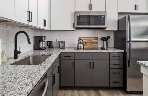 First Ward Apartment | Spacious 2BD with Private Balcony and Free Parking 1
