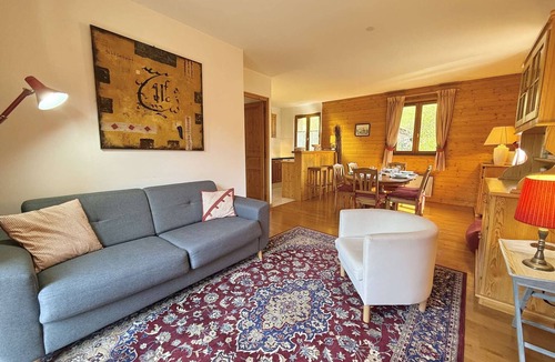 Praz-sur-Arly Apartment | Spacious 3-Room Apartment in Praz-Sur-Arly, Sleeps 6, Central Location, Parking Included