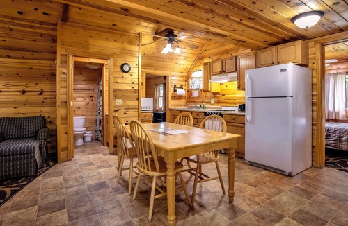 Buffalo City Cabin | Spacious Crane Cabin w/Porch & Fire Pit