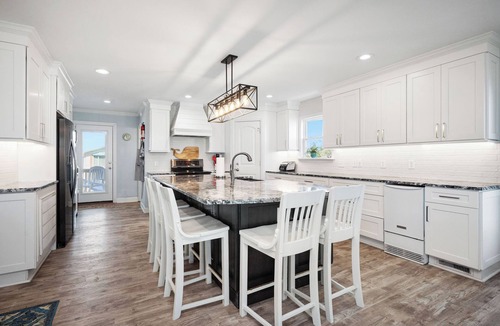 Oak Island House | Spoiled Rotten: Oceanfront house in West Beach with a double porch overlooking t