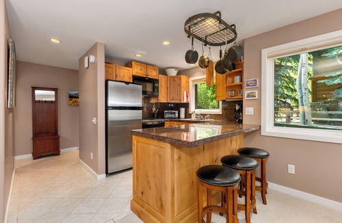 Warm Springs Condo | Sun Valley 3BR - Walk to Warm Springs Lifts - Pool, Hot Tubs and River Views